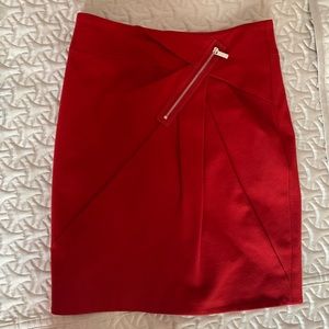 Red skirt